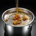 thumbnail image 4 of Stainless Steel Soup Oil Filter Pot with Lid Lard Tank Oil Strainer Basin Bowl, 4 of 12