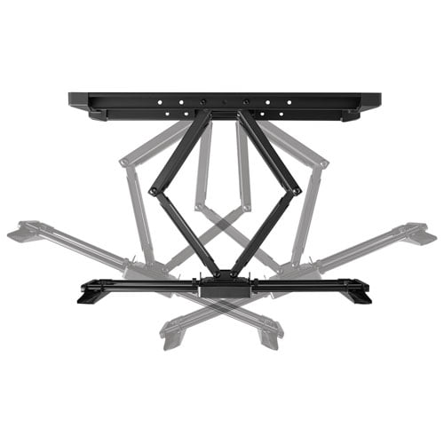 Insignia Full Motion TV Wall Mount for 42"–90" TVs, Swivel, Tilt, Extendable, Black (NS-TVLFMB-C)