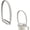 Milky white, variant on Water Bottle Handle Water Bottle Sling Carrier Holder Strap Soft Silicone for Most 8-40oz Bottles for Cup Accessories