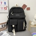 thumbnail image 2 of Bolsa Mochila de lona simple para estudiantes universitarios, mochila para ordenador portátil de color Ndcxsfigh Para Estrenar, 2 of 8