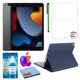 thumbnail image 1 of Paquete de iPad Apple de 10,2" usado (2021, 256 GB, Wi-Fi, gris espacial) (MK2N3LL/A) con funda con teclado azul y protector de pantalla, 1 of 8