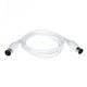 thumbnail image 5 of Kearding Línea de edición Cable doble de cinco pines Teclado electrónico Accesorios para instrumentos musicales 1.5 M 3 M Cable MIDI Cables de audio/vídeo Blanco 1.5 millones, 5 of 6