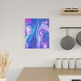 thumbnail image 6 of Sikiie Swirl Blue And Purple Print Canvas Decorative Hanging Painting, Anti-shrinkage Hanging Frame, Suitable for Home, Office Wall Decorations, 6 of 6