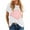 White, variant on Womens Summer Short Sleeve Rose Graphic T Shirt Loose Fit Crew Neck Tops