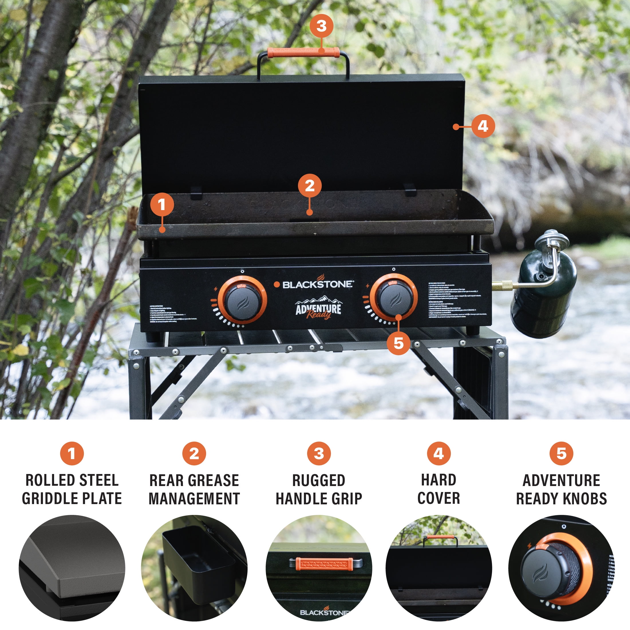 Blackstone Adventure Ready Cover For 22 Blackstone Griddle Outdoor