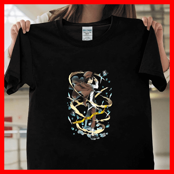 CoreStyle907 Bungo Stray Dogs Ranpo Edogawa Cotton Top Now G15828, Unisex T-Shirt for Men & Women, Premium Cotton Tee, Sizes S-5XL