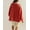 Red, variant on Karight Casual V Neck Sweatshirt For Women Long Sleeve Plain Oversized Sweatshirts Baggy Pullover T Shirt Tops Fall Winter
