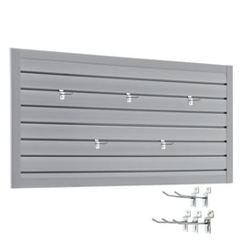 CrownWall PVC SlatWall Panels Garage Organizer Wall Mount with 10