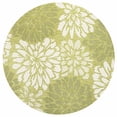 thumbnail image 2 of JONATHAN Y SANTA MONICA 5' Round Area Rug, Zinnia Floral Textured Weave - Green/Cream, SMB110H-5R, 2 of 7