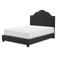 thumbnail image 4 of Preston Camelback Upholstered King Bedset In Crème Linen, 4 of 10