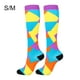 thumbnail image 1 of Calcetines de compresión Qarigey hasta la rodilla deportivos unisex para correr ciclismo Colorido Cuadros S/M, 1 of 6
