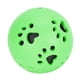 thumbnail image 1 of Pelota lavable al aire libre no venenosa para perros, juguetes para masticar para la dentición, suministro para mascotas con puntas (Empreinte de patte verte), 1 of 13
