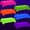 6 Colors, variant on 3 Pack Neon Table Cloths Party Decorations, Pink Orange Yellow Glow in The Dark Plastic Tablecloth, Disposable Rainbow Table Cover for Glow in Dark Neon Party Supplies Decorations, 54x108”