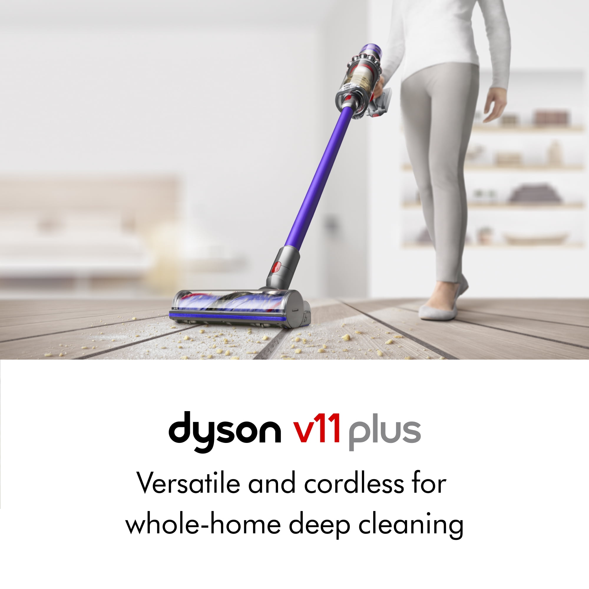 Restored Premium Dyson V11 Plus Extra Cordless Vacuum Cleaner | Purple (Refurbished)
