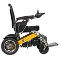 thumbnail image 3 of Fold And Travel Premium Lightweight Folding Electric Wheelchair Power Wheel Chair Powered Mobility Scooter, Orange, 3 of 5