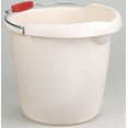 thumbnail image 2 of Rubbermaid Roughneck Heavy-Duty Utility Bucket 15-Quart Bisque Comfortable/Durable Pour Handle Sturdy Pail Bucket for Household Cleaning/Mopping, 2 of 2