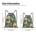 thumbnail image 2 of Balery Cartoon Dinosaurs Pattern Drawstring Backpack Bag Sport Gym Sackpack Cinch Bags Pattern Drawstring Backpack Bag Sport Gym Sackpack Cinch Bags -Medium, 2 of 6