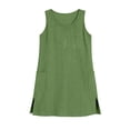 thumbnail image 4 of JIAYUE Women's Dress Above Knee Casual Bodycon Slim Fit Sleeveless Round Neck Summer Party Clubwear Elegant Stretchy Solid Color Tunic Classic Female Dresses, 4 of 4