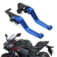 thumbnail image 2 of Brake Clutch Levers For YAMAHA YZF R3 R25 MT 25 2015-2017 Blue, 2 of 5
