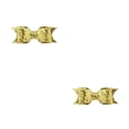 thumbnail image 4 of Qarigey Pinza para el pelo con purpurina para niña, lazo dorado de cuero brillante, diadema bonita, horquillas, tocado de princesa, accesorios para el Type1 NO1 Qarigey CBP018855, 4 of 5