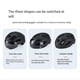 thumbnail image 2 of Casco de Bicicleta para Adultos, Microshell Ligero, Hombres y Mujeres, Ajuste de Ajuste Sugerido con Ajuste de Parabrisas 57-62 cm para Ciclismo Negro, 2 of 5