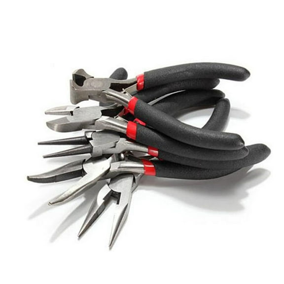 Techtongda 5" Plier Jewelers Pliers Set Jewelry Making Beading Wire Wrapping Hobby 5pcs