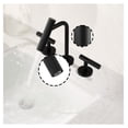 thumbnail image 5 of Two Handles Widespread 8 inch Bathroom Faucet Matte Black 3 Pieces Basin Faucets Lavatory Sink Faucet, 5 of 8
