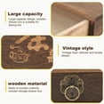 thumbnail image 4 of Wooden Drawer Tea Box Vintage Tea Bag Organizer Drawer Tea Bag Storage Box for Desktop, 4 of 6