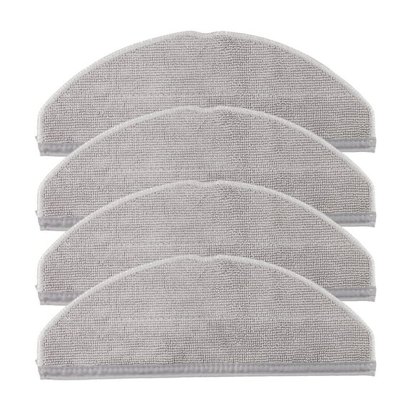 Practical Mop Cloths Mop Cloths 4/10 Pack For Hybrid For L60 Light Gray Mop Pads Cloth Parts Robot Vacuum Cleaner