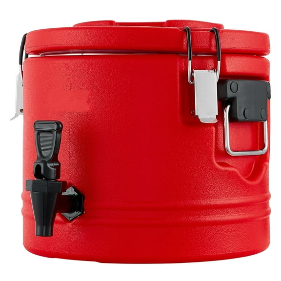 KFFKFF Insulated Beverage Dispenser, 2.2 Gal/8L Thermal Hot and Cold Drink Server with Spigot, Food-Grade Cooler Jug with Stainless Steel Interior, Ideal for Tea, Coffee, Restaurants, and Outdoor Use