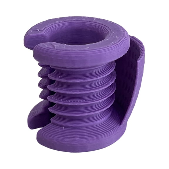 1 Pcs Yarn Guide Ring for Crocheting - Crochet Tension Ring and Yarn Holder,Crochet Finger Guard,Finger Guard Accessory,Knitting Supplies,Quilting,Sewing,Weaving Tools,Gifts for Crafters(Purple,1PC)