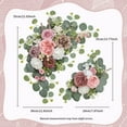 thumbnail image 3 of Set of 2 Artificial Wedding Arch Flowers for Wedding Welcome Sign, Banquet and Reception Decoration, Ceremony Backdrop Floral Arrangements, and Bridal Shower Decor, 3 of 8