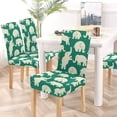 thumbnail image 5 of ZHANZZK Funny Elephants Stretch Chair Cover Protector Seat Slipcover for Dining Room Hotel Wedding Party Set of 6, 5 of 6