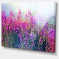 thumbnail image 2 of Blooming Purple Flowers in Meadow - Large Flower Canvas Wall Art, 2 of 3