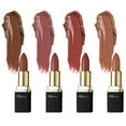 thumbnail image 3 of Khasana Lipstick Set. Long Lasting Lip color, 4 Piece Gift Set. Moisturizing Formula, Infused with Vitamin E and Vitamin C. Multi Finish Lip Makeup, Cream Gloss & Matte. Pack of 4., 3 of 5