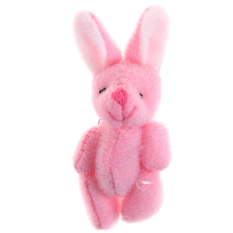Mini 4cm rabbit plush stuffed baby toy dolls for kids candy box gift toys-lovely 