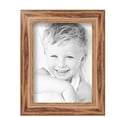 thumbnail image 2 of ArtToFrames 6" x 8" Honey Picture Frame, 6x8 inch Brown Wood Poster Frame (WOM-4085), 3 Pack, 2 of 7