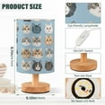 thumbnail image 2 of Yayeee Table Lamp for Bedroom Nightstand LED Portable Bedside Warm Light, Vibrant Cute Cat, 2 of 7