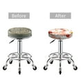 thumbnail image 4 of Goofa Daisy and Ladybug Printed Stool Covers Round, Waterproof Round Bar Stool Covers Anti-Slip Round Bar Stool Seat Cover with Elastic Bands Durable -, 4 of 7