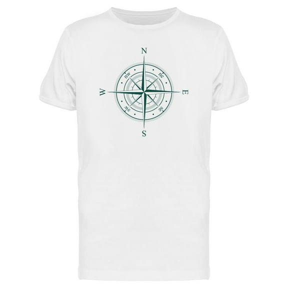 Compass Wind Rose T-Shirt Men -Image by Shutterstock, Male 4X-Large