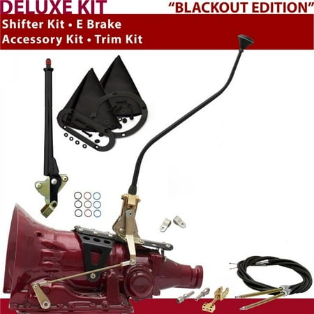 American Shifter C6 Shifter Kit Black 23 in. Swan E Brake Cable Clevis Trim Kit for DDECA