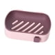 thumbnail image 2 of Jabonera con drenaje Jabonera Contenedor de jabón Elegante caja de almacenamiento de jabón Auto Rosa, 2 of 9