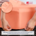 thumbnail image 3 of Juego de sabanas Anti Ácaros Soft Atlas Basic Salmon, 3 of 4