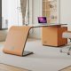 thumbnail image 4 of Reception Computer Desk Standing Writing Conference Executive Office Desk Drawers Organizers Escritorios De Ordenador Furniture My Lux Decor Round, 4 of 16