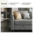 thumbnail image 2 of HONBAY Canapé Sectionnel Modulaire, Canapé en U avec Sièges de Rangement, Canapé Sectionnel avec Méridienne Convertible et Ottomans, Gris, 2 of 8