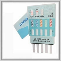 (1 pack) 10 Panel Drug Test Dip Card (AMP, BAR, BZO, COC, mAmp, MTD, OPI, OXY, PCP, THC)