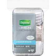Underwear for Men Super Absorbency, Small/Medium, 6ct
