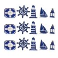 thumbnail image 1 of 50 Pcs Wood Crafts Kids Handmade Wooden Button Small Wooden Button Buoy Buttons Lighthouse Button, 1 of 3