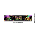 thumbnail image 2 of LUUFILx Mardi Gras Celebration Backdrop Mask Balloons Party Decorations Event Banners Festive Background Carnival Photography Props, 2 of 7