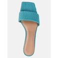 thumbnail image 4 of Time and Tru Women's Raffia Kitten Heel Sandals, 4 of 6